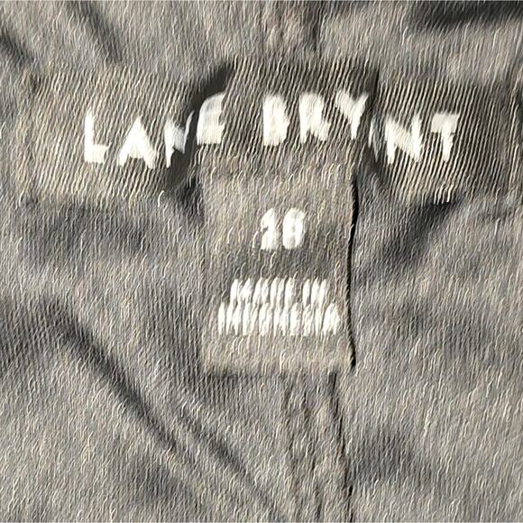 Lane Bryant Black White Polka‎ Dot Peplum Babydoll Women's Top Plus Size 18 - Picture 8 of 8